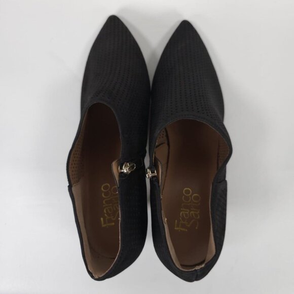 NWOB FRANCO SARTO LEATHER UPPER DEEPA2 Fashion Suede Ankle Bootie Size 9.5M - Picture 10 of 14